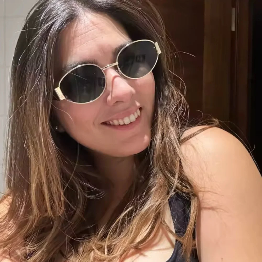 Retro Trendy Famous Brown Sunglasses